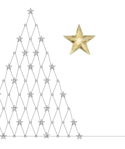 STAR CURTAIN Ljusnät 55L 1,2m Transparent