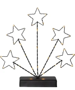 STARY Ljusstake 27,5cm 38LED Svart
