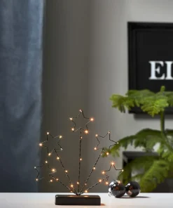 STARY Ljusstake 27,5cm 38LED Svart
