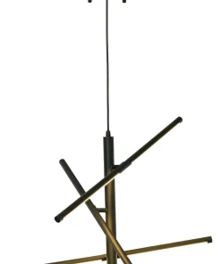 STECCO Taklampa LED 60cm Svart Dimbar