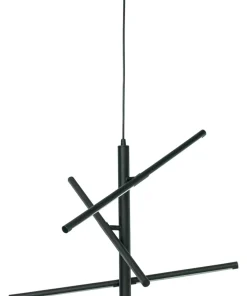 STECCO Taklampa LED 60cm Svart Dimbar