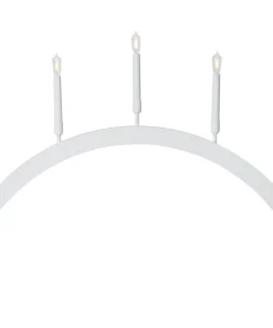 STORM BÅGE Träljusstake 89cm Vit