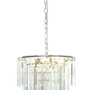 STRATI Taklampa 45cm Krom/Klar