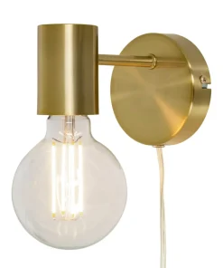 STRICT Vägglampa 13,5cm Matt Mässing
