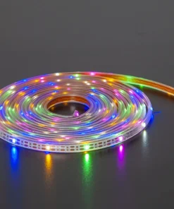 STRIP LIGHT Solcellsslinga 5m Flerfärgad
