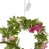 SUMMER Krans 30cm 15LED Grön Batteri
