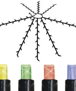 SYSTEM 24 Julgransslinga 2,8m 112LED IP44 Flerfärgad