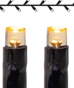 SYSTEM DECOR EXTRA Ljusslinga 5m 50LED Varmvit/Svart IP44