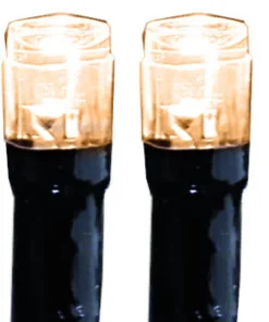 SYSTEM LED EXTRA Ljusgardin 2m 102LED Varmvit/Svart IP44