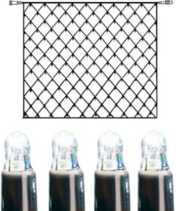 SYSTEM LED EXTRA Ljusnät 3m 192LED Kallvit/Svart IP44