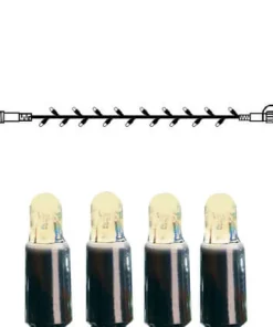 SYSTEM LED EXTRA Ljusslinga 3m 30LED Varmvit/Svart IP44