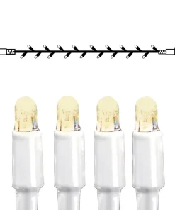 SYSTEM LED EXTRA Ljusslinga 5m 50LED Varmvit/Vit IP44