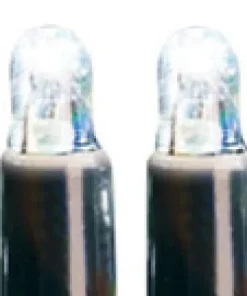 System LED Ljusgardin Extra 1*4m 204LED Svart/Kallvit