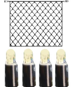 System LED Ljusnät Extra 3x3m 192LED Svart/Varmvit