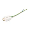 TAKKONTAKT Klass 1 jordad 14cm Vit