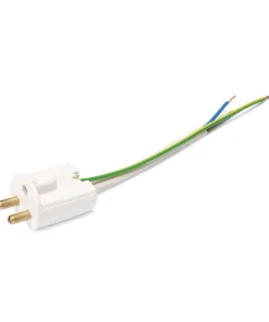TAKKONTAKT Klass 1 jordad 14cm Vit