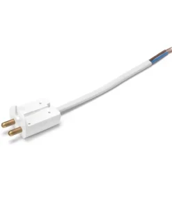 TAKKONTAKT Ojordad 19cm Kabel Vit Cottex