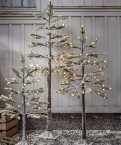 TANNE Julgran med LED 1,5m 155LED Varmvit/Grön