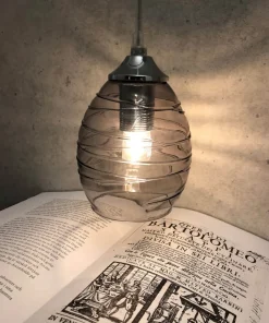 TELLUS Fönsterlampa 10cm Smoke