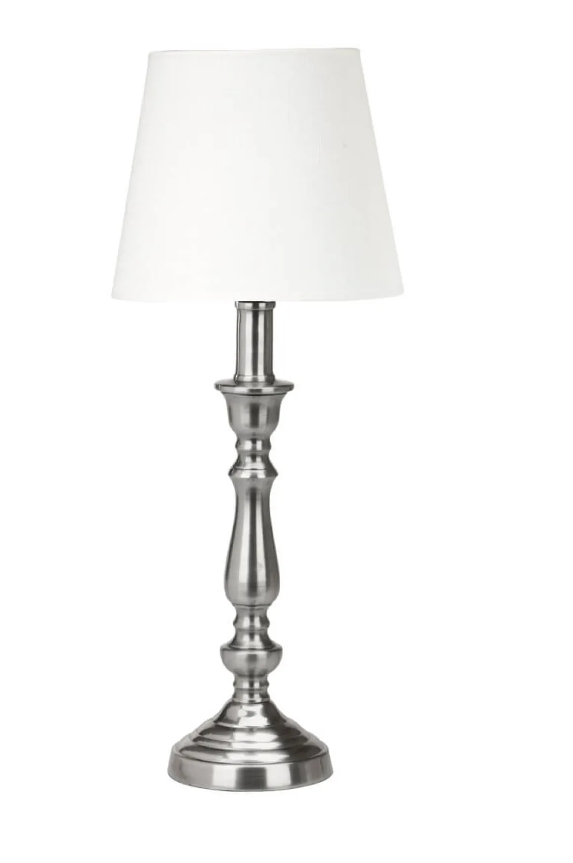 THERESE Lampfot 27cm Antiksilver