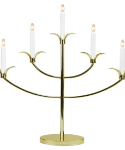 TILPI Metalljusstake 53cm Mässing