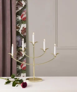 TILPI Metalljusstake 53cm Mässing