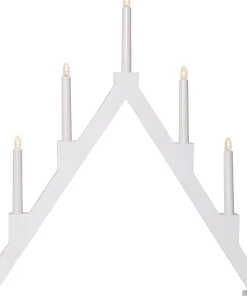 TORPA Träljusstake 57,5cm Vit