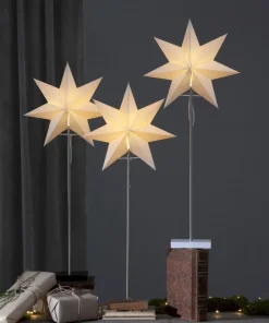 TOTTO Stjärna på fot 80cm Ek