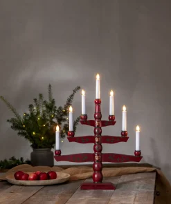Tradition Ljusstake Röd