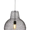 TRASSEL Taklampa Rund 45cm Svart