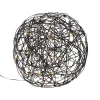 TRASSEL Utomhusdekoration 30cm 50LED IP44 Svart