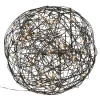 TRASSEL Utomhusdekoration 37,5cm 100LED IP44 Svart