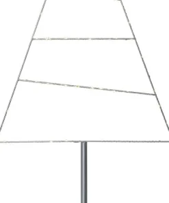 TRIANGLE Dekorationsträd 85LED 116cm Silver