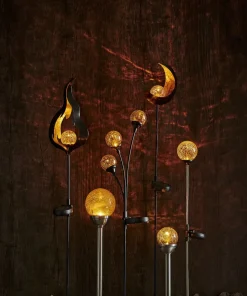 TRIESTE Solcellsdekoration 70cm Amber