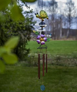 TURTLE Solcellsdekoration 104cm Flerfärgad