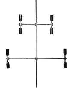 TWICE Ljusstake 9L 91cm Krom