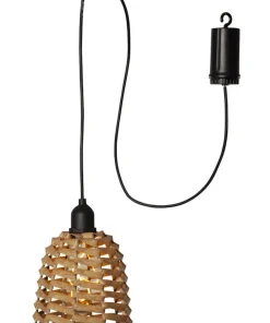 TWINE Utomhuslampa Batteri 15cm Brun