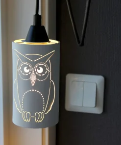 UGGLAN Fönsterlampa 8cm Vit