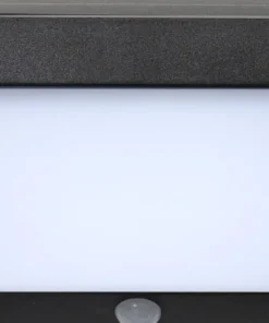 VALLA Solcells-spotlight 20cm Svart