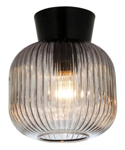 VANJA Plafond 20cm Svart/Rökgrå