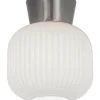 VANJA Plafond 20cm Vit/Stål