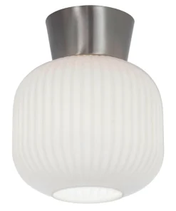 VANJA Plafond 20cm Vit/Stål