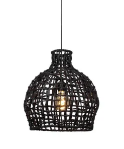 VATTENHYACINT Taklampskärm 43cm Svart