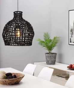 VATTENHYACINT Taklampskärm 43cm Svart