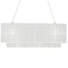 VENDELA DUBBEL Taklampa 70cm Vit