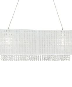 VENDELA DUBBEL Taklampa 70cm Vit