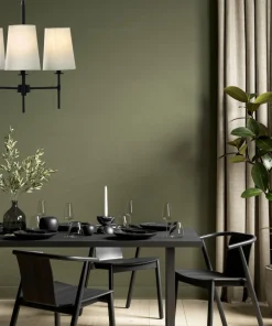 VERBIER Taklampa 3L 41cm Svart/Vit
