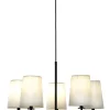 VERBIER Taklampa 5L 58cm Svart/Vit