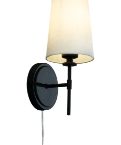VERBIER Vägglampa 31cm Svart/Vit