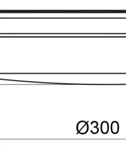 VEROLI Plafond LED 30cm Svart